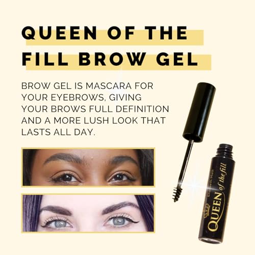 Elizabeth Mott Eyebrow Gel - Tinted Brow Filler & Gray Coverage