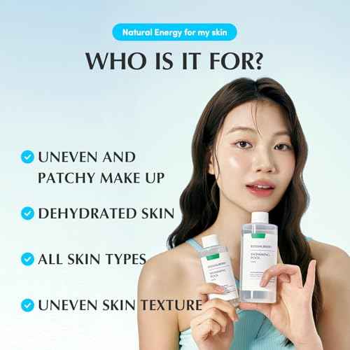 EQQUALBERRY Swimming Pool Toner - Korean Toner for Daily Exfoliating & Deep Hydration with Natural Enzyme Protease & Hyaluronic Acid, For Sensitive Skin, 5.24 Fl Oz (155ml)