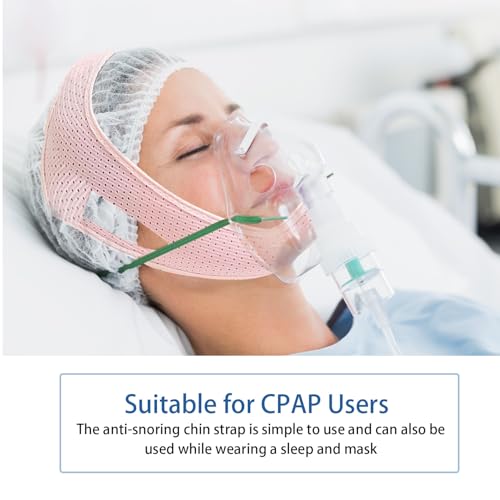 Anti-Snoring Chin Strap for Sleep & CPAP, Adjustable