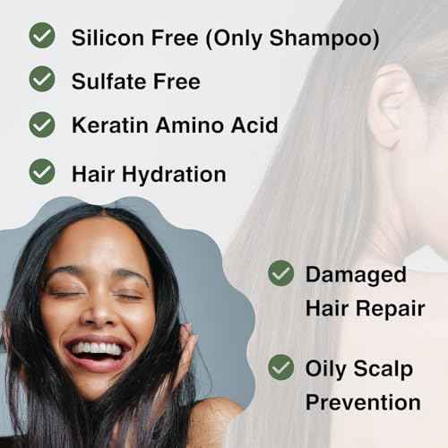 Moist Diane Flakes Shampoo for Oily Hair, Dry Itchy Scalp Shampoo for Women & Men with Keratin, Argan Oil, Tea Tree& Rosemary, Paraben Free Anti Itch SHAMPOO from Japan 15.2 Fl Oz FRESH & HYDRATE 3EA