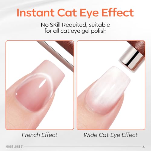 A A Brown Modelones Cat Eye Magnet - 3-in-1 Nail Art Magnet for DIY Manicures