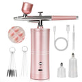 SAVILAND Nail Airbrush Kit - 0.3mm Precision Nozzle, 25 PSI