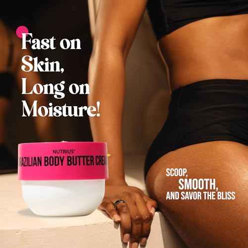 Nutrius Berry Bliss Body Butter ? Hydrating Vegan Cream with Acai & Vitamin C, 6oz