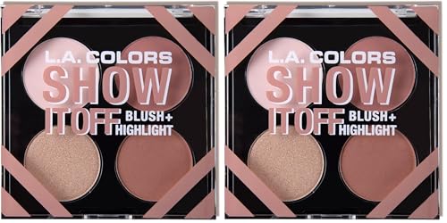 L.A. COLORS Show It Off & Shape It Up Palette (Pack of 2)