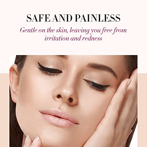 Luminess Silk & Smooth Hair Remover Device, Purple - Painless Hair Removal Without Causing Redness or Irritation - Shaver with Replacement Head Trims Face, Bikini, Arms & Underarms