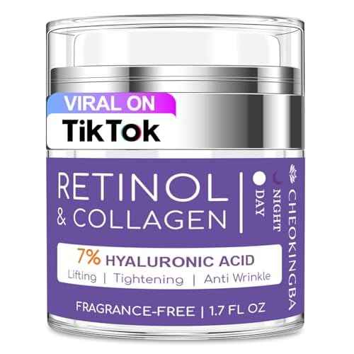 Neck Firming Cream for Tightening | Anti-Aging Face Moisturizer for Women | 1% Retinol + 7% Hyaluronic Acid for Firming & Wrinkle Reduction | Day & Night Use for Neck & D?collet?, 1.7 Fl Oz