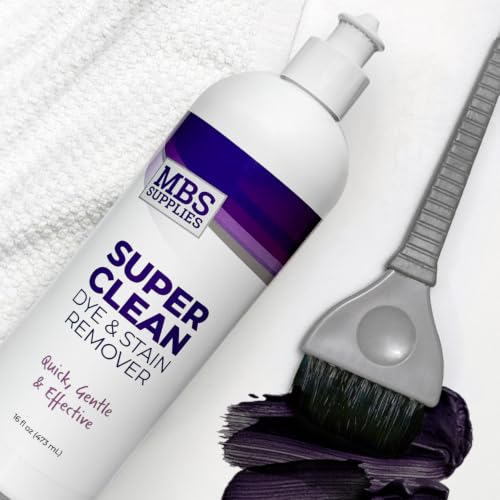 Super Clean Dye & Stain Remover – Gentle 16 oz Formula for Hair Color