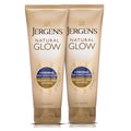 Jergens Natural Glow +Firming Self Tanner Lotion, Med-Deep, 7.5oz (2-Pack)