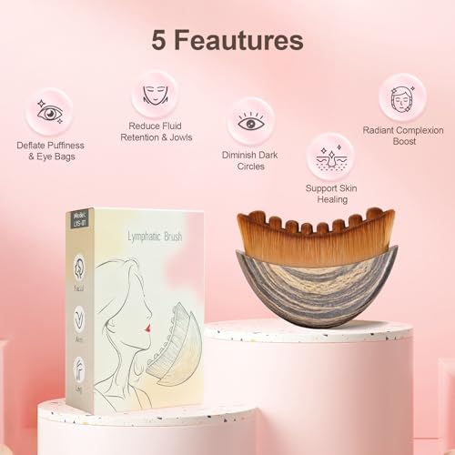 Lymphatic Drainage Face Brush - Facial Sculpting Massager