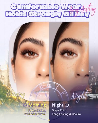 Self-Adhesive Eyelashes Press On Lashes 12mm Wispy