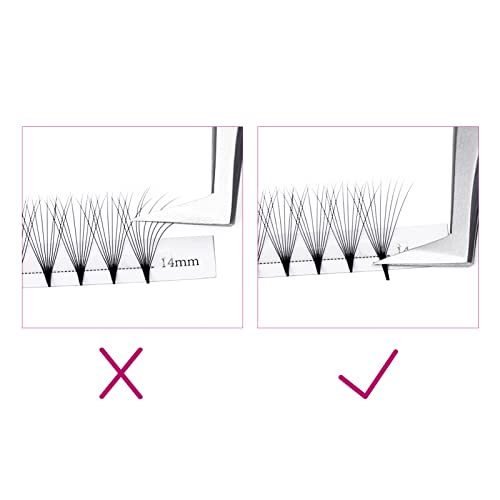10D 0.07mm Premade Lash Fans D Curl 8-14mm Mix Eyelash Extensions