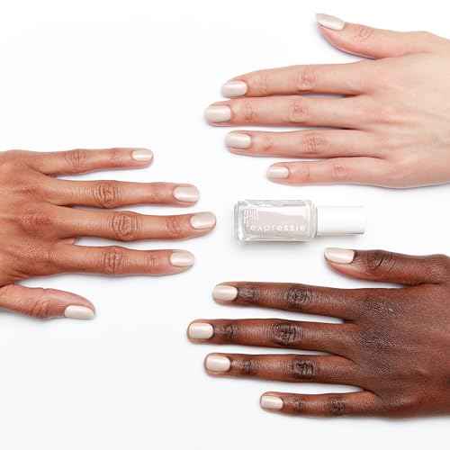 essie Expressie Nail Polish, Quick Dry White Nail Polish, Vegan, Pass The Fit Check, 0.33 Fl Oz
