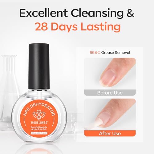 Modelones Professional Nail Prep Dehydrator (30ml) for Gel & Acrylics