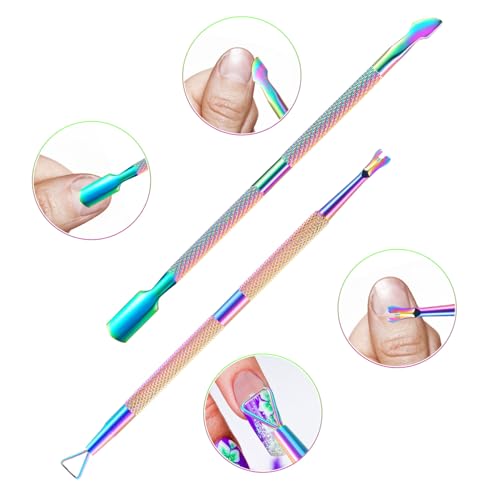 5-in-1 Cuticle Trimmer Set - Professional Stainless Steel Manicure Pedicure Tools