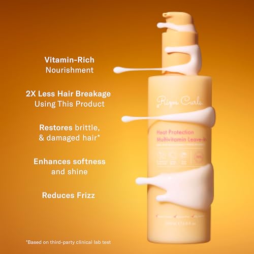 Rizos Curls Multivitamin Leave-In Heat Protectant Spray (Up to 450°F)