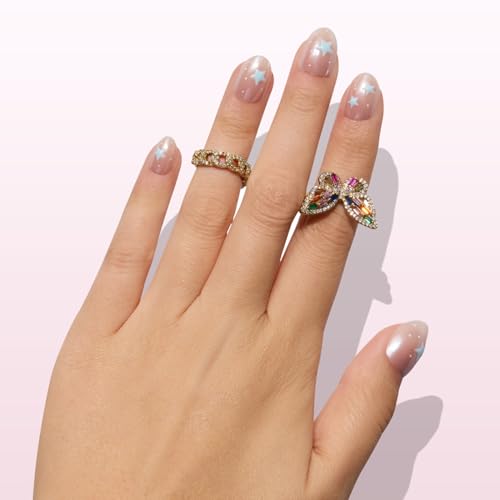 Star Gazing Nail Reformation Extra Short Round 32 Pcs - Press-On Nails