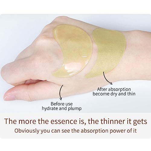 Avocado Eye Mask 60 Pcs, Under Eye Patches for Dark Circles and Puffiness, Moisturizing Nourishing Eye Treatment Mask, Moisturizing and improving eye skin dryness