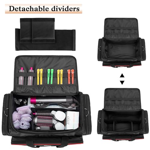 Large Capacity Hairdresser Bag with Adjustable Dividers