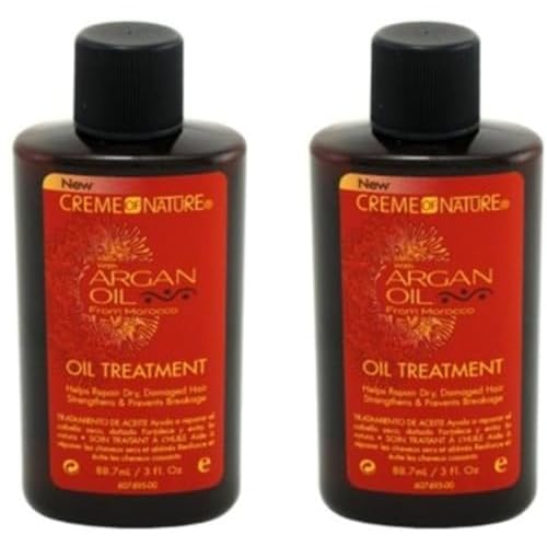 Creme Of Nature Argan Oil Treatment 3 Ounce (88ml) (2 Pack)