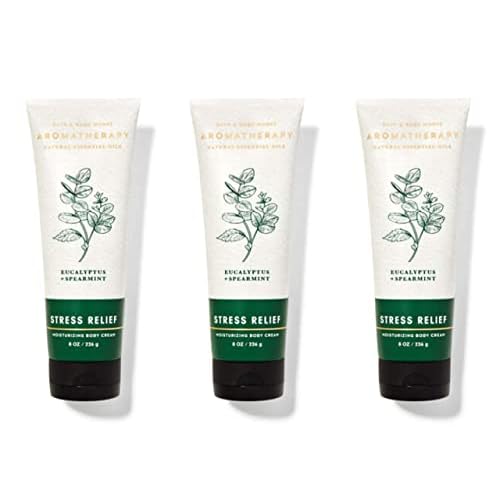 Aromatherapy Stress Relief Eucalyptus Spearmint Body Cream 3 Pack