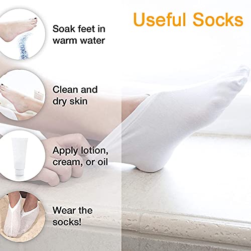 Dry Feet Healing Socks for Men and Women - Size Under 6 / 8 - 8 Pairs