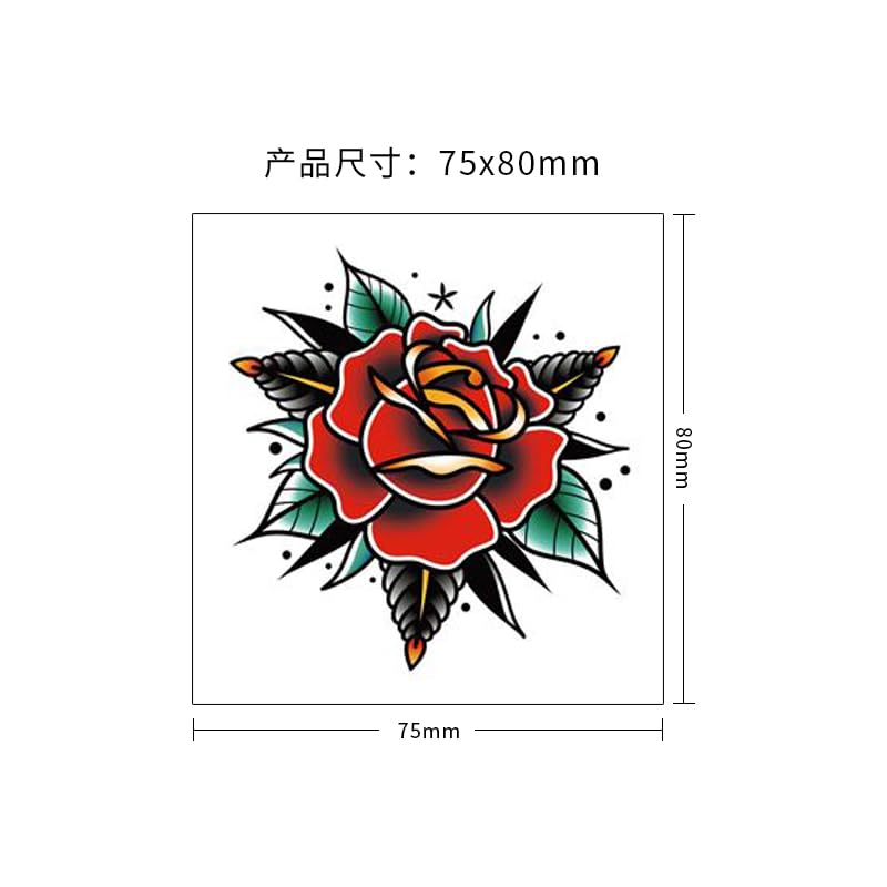 Temporary Tattoo Stickers - 9 Sheets Waterproof Designs