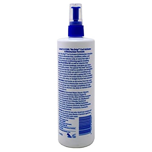 Lusters S-Curl Activator Moisturizer No-Drip 16 Ounce (473ml) (3 Pack)