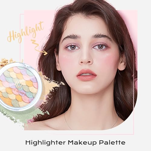 Color Nymph Blush & Highlighter Palette - Shimmer Mermaid