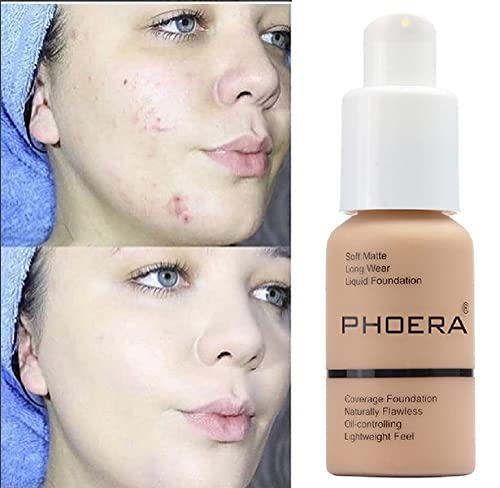 PHOERA Flawless Liquid Foundation, Soft Matte 24hr Wear