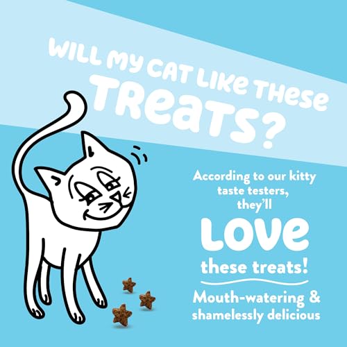 Shameless Pets Crunchy Cat Treats - Kitty Treats for Cats with Digestive Support, Natural Ingredients Kitten Treats with Real Ingredients, Healthy Flavored Feline Snacks - Variety Pack, 3-Pk