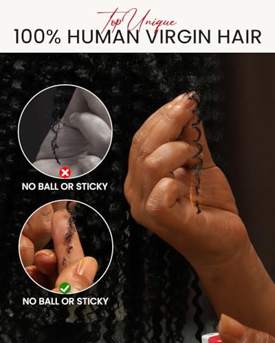 14 Inch Pre-Separated Afro Kinky Curly Crochet Hair Extensions