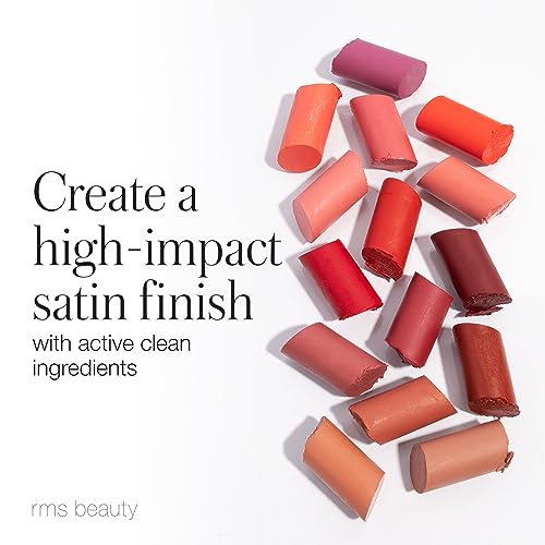 RMS Beauty Wild With Desire Lipstick - Vibrant, Moisturizing Creamy Lip Color, Long-Lasting Vegan Formula - 3.5g