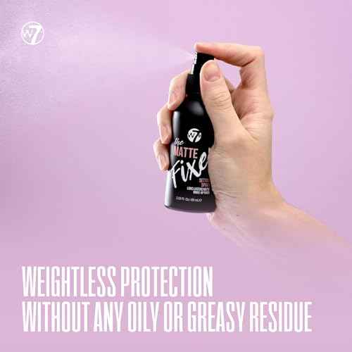 W7 Prime Magic & The Fixer Matte Set - Makeup Primer & Setting Spray Duo for a Smooth, Matte Finish - Pore Minimizer & Shine Control - Quick-Drying, Non-Sticky - Vegan & Cruelty-Free