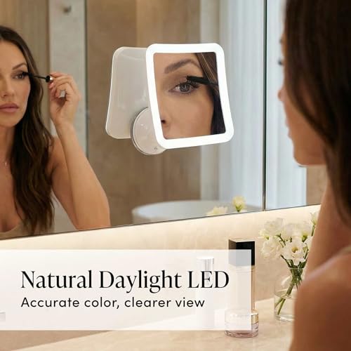 Fancii 10X Magnifying Makeup Mirror with LED Daylight