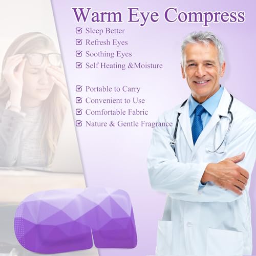 FRSHMORN Steam Eye Mask 16 Pack Self-Heating Lavender