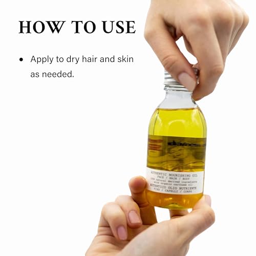 Davines Authentic Nourishing Oil for Face, Hair & Body - 4.73 Fl Oz