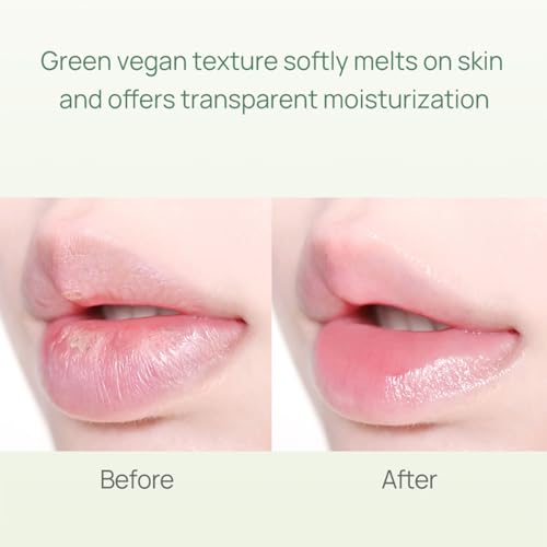 YNM Vegan Lip Balm, Natural, Cruelty-Free, Fragrance Free, Moisturizing and Nourishing with Centella, Madecassoside, Pro-Vitamin B5, Ceramide NP, Korean Skincare, 0.14 Fl Oz