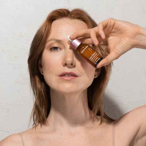 Hydrating and Anti Aging Face Serum With Natural, 100% Vegan Ingredients | Hyaluronic Acid Serum for Sensitive and Dry Skin | Just Dew It by Fleur & Bee - 1 fl oz