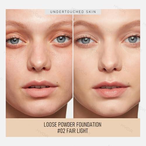 KYDA Mineral Powder Foundation SPF 35 - Buildable Coverage, Fair Light
