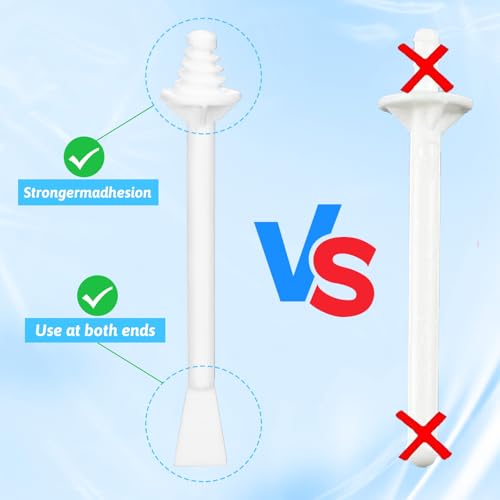 100Pcs Nose Wax Sticks, Hair Wax Applicator Nose Waxes Kit Accessories for Nostril Cleaning Ear Face Hair Removal for Men Women