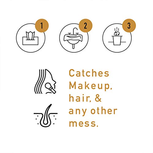 Premium Barber Plastic Disposable Sink Guards - Beard Trimmer for Men Apron Cape & Beard Bib Alternative - Single Use - 20 Count
