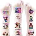 50 Pcs Temporary Tattoos for Kids, Cartoon Party Favors