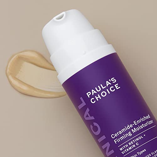 Paula's Choice CLINICAL Ceramide Enriched Firming Moisturizer, Retinol & Vitamin C, Anti-Aging & Wrinkles, 1.7 Ounce