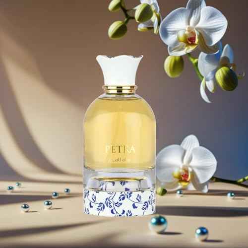 Lattafa Petra Eau de Parfum Spray for Women - 100ml (3.4 Oz) | Tropical, Floral, Fruity & Sweet Fragrance | Long-Lasting Luxury Perfume