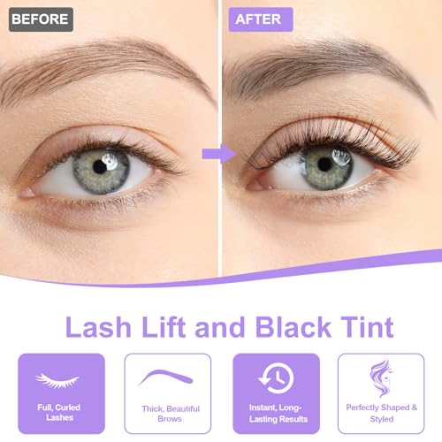 Lash Lift Kit & Brow Tint - Professional Eyelash Perm at Home