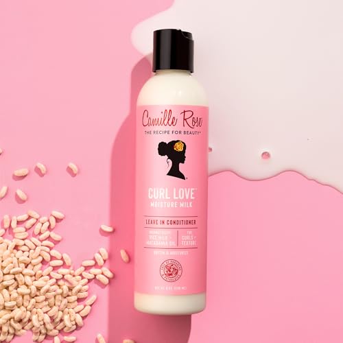 Camille Rose Leave-In Conditioner, Curl Love Moisture Milk ? Curly Hair Moisture, Detangler, Frizz Control, 8 Fl Oz