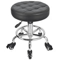 Adjustable Height Roller Stool with Wheels for Garage