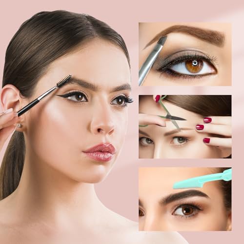 Sweet View 7-Piece Precision Tweezers Kit with Scissors & Razor