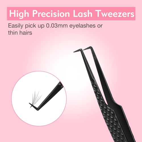 VEYES INC High-Precision Lash Tweezers for Eyelash Extensions
