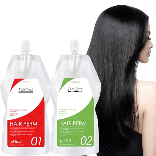 PureStyle Hair Perm Kit - Long-Lasting Japanese Straightening & Frizz Control